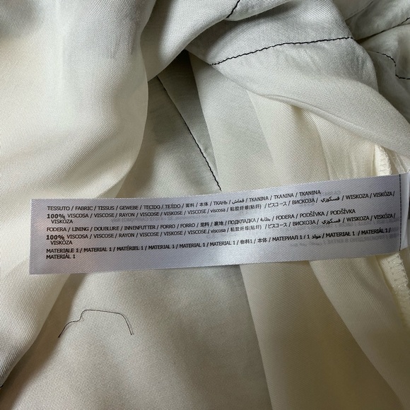 🖤 Twinset Attitude Cream and Black Lace detail Midi Dress – Size XS – NWT - Picture 6 of 8